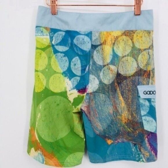 Gooch mens psychedelic swim trunks 28 BoxF - Picture 5 of 8